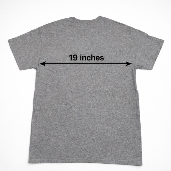 Gildan Bigfoot Graphic T Shirt Mens Grey Heavy Cotton Trees Sasquatch Size M - Picture 4 of 6